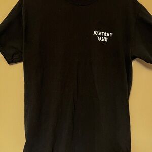Sketchy Tank Men's Black Short Sleeve Graphic Tee